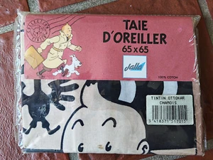 TINTIN Taie d'Oreiller LE SCEPTRE D'OTTOKAR 65 x 65 - Jalla 1991 - Neuf - Picture 1 of 2