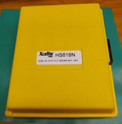 Xcelite HS618N Nutdriver Set 3/16 7/32 1/4 5/32 5/16 11/32 3/8 7/16 1/2 9/16 NEW - Image 1 of 4