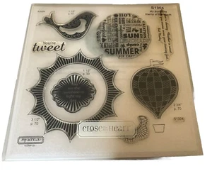 Close To My Heart S1304 My Sunshine Stamp of The Month My Acrylix Stamp Set CTMH - Picture 1 of 1