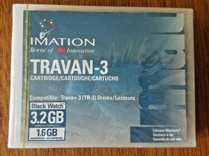 Cartucho de cinta de datos TR-3 QTR-3 ordenador NOS 3M Imation Travan-3 1,6 GB / 3,2 GB - Imagen 1 de 1