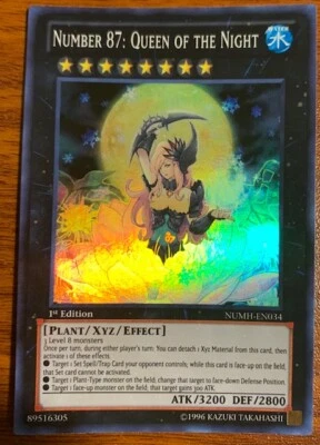 2013 Yu Gi Oh Number Hunters 1st Edition Number 87: Queen of the Night Used - Image 1 of 2