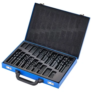 Draper Nero HSS Trapano Set 170 Pezzi Fornito Interno A Metallo Custodia 08854 - Foto 1 di 2