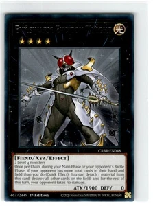 Yu-Gi-Oh! Evilswarm Extinction Knight Rare CRBR-EN048 Lightly Played 1st Edition - Picture 1 of 2
