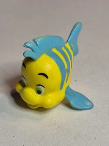 Disney The Little Mermaid Flounder Miniature Loose PVC Figure Toy Fish - Picture 1 of 9