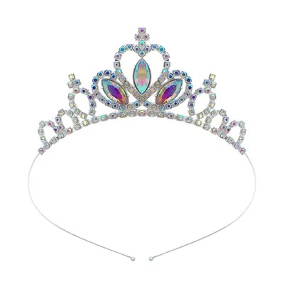 KIDS' TIARAS Leichte Prinzessin Diadem mit Edelsteinen ideal für kleine Mädchen Outfits