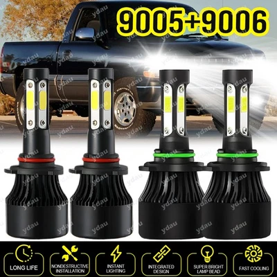 Комбинированные светодиодные лампы дальнего и ближнего света 9005+9006 для Honda Accord 1997-2015 4 штуки - Изображение 1 из 4