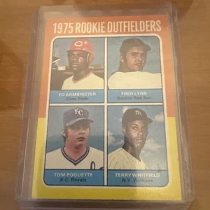 1975 Topps Rookie Outfielders #622 Fred Lynn Boston Red Sox Top Zustand! 🔥 - Bild 1 von 2