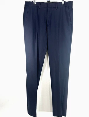 J. Crew Bowery Urban Slim 100% Wool Chinos Blue Men's 32/30 - Image 1 of 4