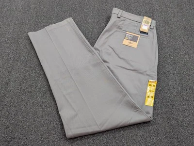 Dockers Comfort Khaki D3 Classic Fit Flat Front Gray Dress Pants Size 38 x 34 - Image 1 of 4