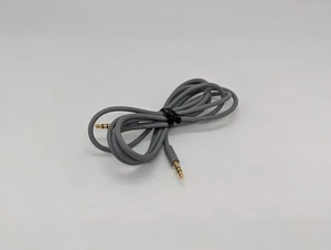 3.5mm cable ONLY Beats Studio Pro/Solo 4 wireless Bluetooth headphones aux grey - Picture 1 of 8