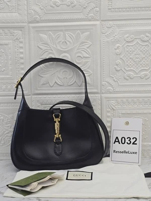 Pre-owned Authentic Gucci Jackie 1961 Small 28cm Width Black In Excellent Condit - Image 1 of 4