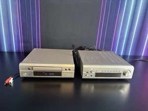 DENON DRA-F101 AM/FM Stereo Receiver & DCD-F101 Compact Disc CD Player No Remote - Picture 1 of 11