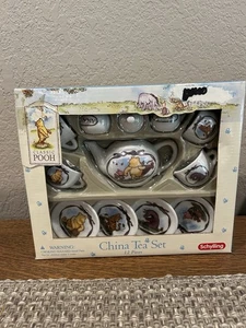 Schylling Disney Classic Winnie the Pooh & Friends China Tea Set 12 Piece New - Picture 1 of 6