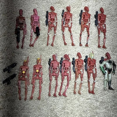 Star Wars ENORME Lote de Red Battle Droids Geonosis - Imagem 1 de 4