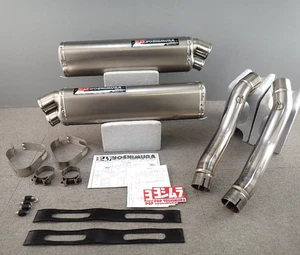 YOSHIMURA Titanium Tri-Oval Dual-End Slip-on Muffler SUZUKI GSX1300R 08-20 - Foto 1 di 10