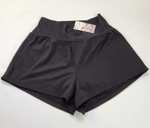 Halara Shorts SoftlyZero Airy Black Super High Waisted Yoga Shorts NEW Size L - Picture 1 of 9