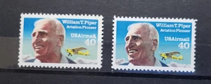 US Scott # C129 ,# 132 William Piper Airmail.  MNH   C132 Hair touching top - Picture 1 of 3
