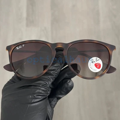 Ray-Ban RB4171 710/T5 54-18 ERIKA CLASSIC Sunglasses Tortoise Polarized Unisex - Image 1 of 4