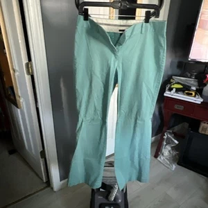 Express Design Studio Editor Teal Pant Sz 8 - Picture 1 of 3