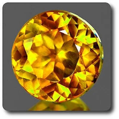 Mineralien Und Edelsteine. 0,78 Ct SPHALERIT GELB GOLDEN. IF Santander, E - Bild 1 von 2