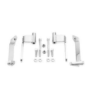 MOFUN Driver Floorboard Relocation Brackets For Harley Touring FLHT 2009-2025 - Picture 1 of 6