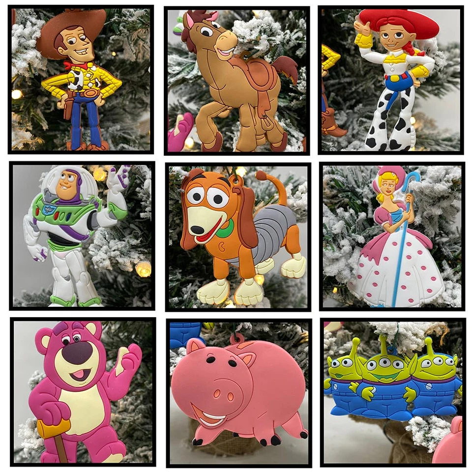 Toy Story Ornaments Deluxe 9 Piece Set Featuring Woody, Buzz Lightyear Brand New — 第 1/4 张图片