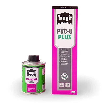 Tangit PVC-U PLUS Klebstoff 125 g und PVC-U / C / ABS Reiniger 125 ml I az_077 - Bild 1 von 4