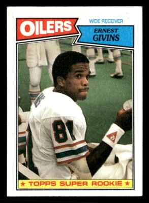 Ernest Givins 1987 Topps Rookie Card #310 Houston Oilers - Image 1 of 2
