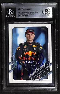 Max Verstappen 2021 Topps Formula 1 #3 Signed Card BECKETT Encapsulated - Bild 1 von 3