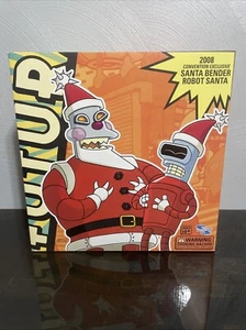 Toynami Futurama 2008 Convention Exclusive Santa Bender & Robot Santa Rare - Picture 1 of 10