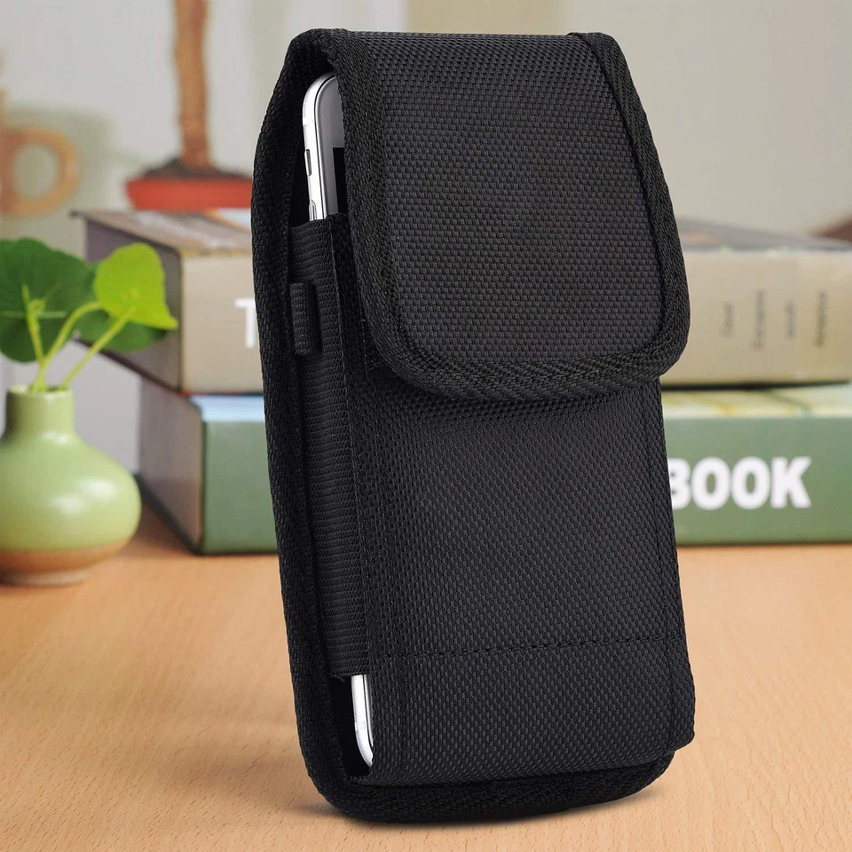 For iPhone 16 16 e Xs 11 12 13 14 15 Pro 7Plus Belt ClipHolster Pouch Case Cover - Image 1 of 4