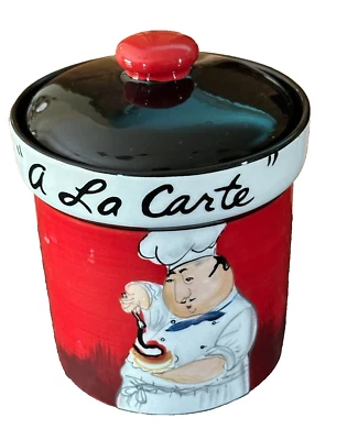 Kitchen Chef 5.5" Canister A La Carte Certified Int Design by Tracy Flickinger - Image 1 of 4