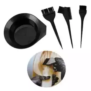 Professional Hair Color Dye Salon Tool Kit Set 4pcs Brush and Bowl Sales - Picture 1 of 3