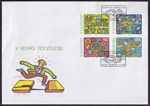 Slovenia, 1999 (Mi. 268/71) New Millennium FDC - Picture 1 of 1