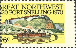 US #1409 MNH 1970 Fort Snelling Minnesota Barge - Picture 1 of 1