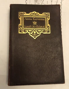 Anna Karenina Lyof N Tolstoi Leather Bound Thomas Crowell 1899 - Picture 1 of 12