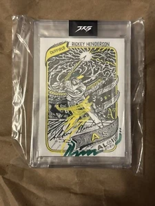 Topps Project 2020 - 1980 JK5 #104 Rickey Henderson - AP EDITION No. 1 Signatur - Bild 1 von 3