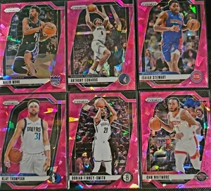 2024-25 Prizm Basketball Cards **You Pick** Pink Cracked Ice Update 6-9 - Picture 1 of 3