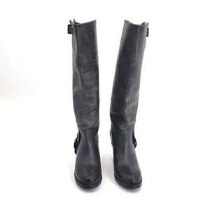 Ariat Preston Damen schwarz Leder hohe Reitstiefel 10010429 Größe 7B - Bild 1 von 10