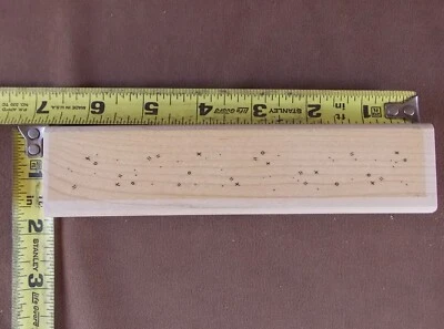 Sello de goma con borde de formas de 6 5/8" x 1 1/2" Foto 1 de 2