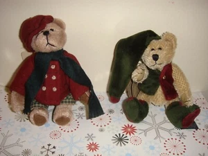 Boyds Bears Elfwood Bearington Mohair And Tiny T Jody Bear Plush - Foto 1 di 6