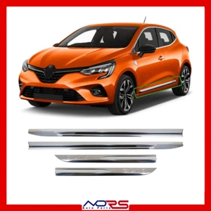 RENAULT CLIO 5 COMPATIBLE 2016- GARNITURE DE PORTE LATÉRALE CHROME - Imagen 1 de 10