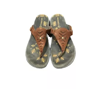 Merrell Womens brown Performance Footwear Flip Flops Size 10 - Picture 1 of 6