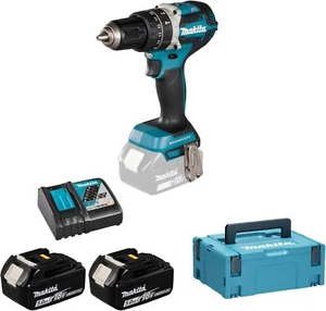 Makita DHP484RTJ 18V Li-Ion LXT Brushless Combi Drill set, 2 x 5.0 Ah Li-Ion Bat - Picture 1 of 6