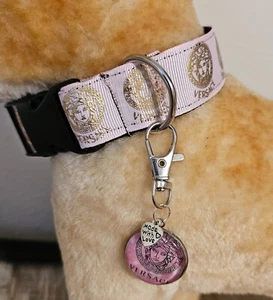 Elegantes Hundehalsband, Halsband für Hund, Luxushalsband für Hund mit abnehmbarem Etikett LRG - Bild 1 von 4