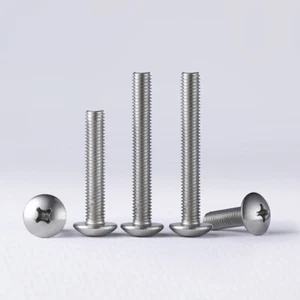 M2 M2.5 M3 M4 Phillips Large Flat Round Pan Truss Head Screw 304 Stainless Steel - Picture 1 of 5