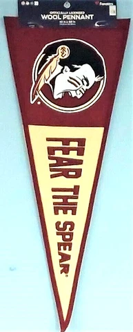 Florida State Seminoles Wool Pennant (Fear the Spear) New Wincraft - Fanatics Cover