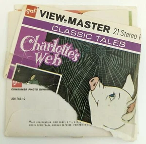 View Master GAF Charlotte's Web 3 Reels 1973 - Picture 1 of 5