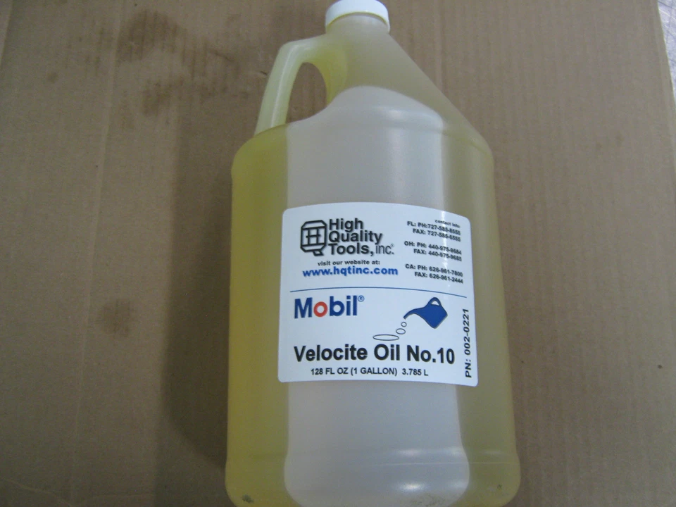 1 GALLON OF MOBIL VELOCITE SPINDLE OIL #10 BRIDGEPORT MILL