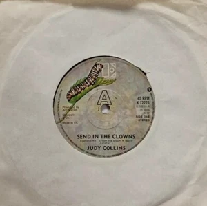 Judy Collins-Send In The Clowns/Houses Vinyl 7" Single.1975 Elektra K 12226. - Picture 1 of 4